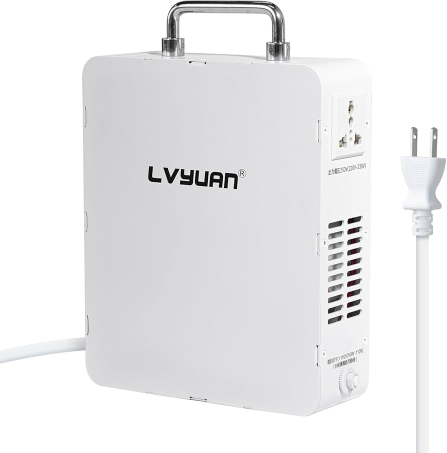 Amazon.co.jp: LVYUAN（リョクエン）変圧器 3000W 新タイプおしゃれ