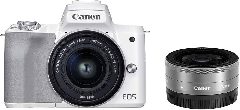 Amazon | Canon ミラーレス一眼カメラ EOS Kiss M2 ダブルレンズキット