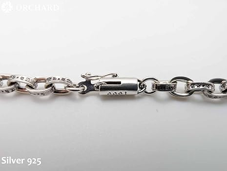 Amazon | 45cm シルバー925 ネックレス ペーパーチェーンネックレス B