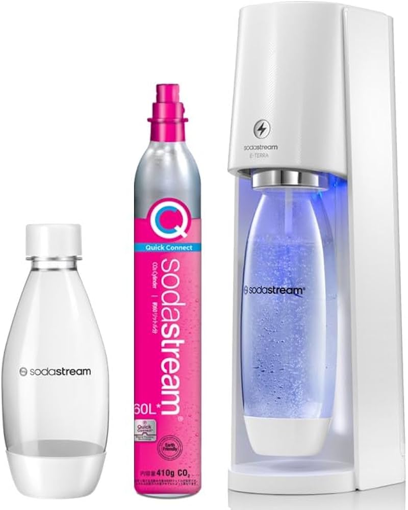 Amazon | [公式] ソーダストリーム E-TERRA(E-テラ) スターターキット