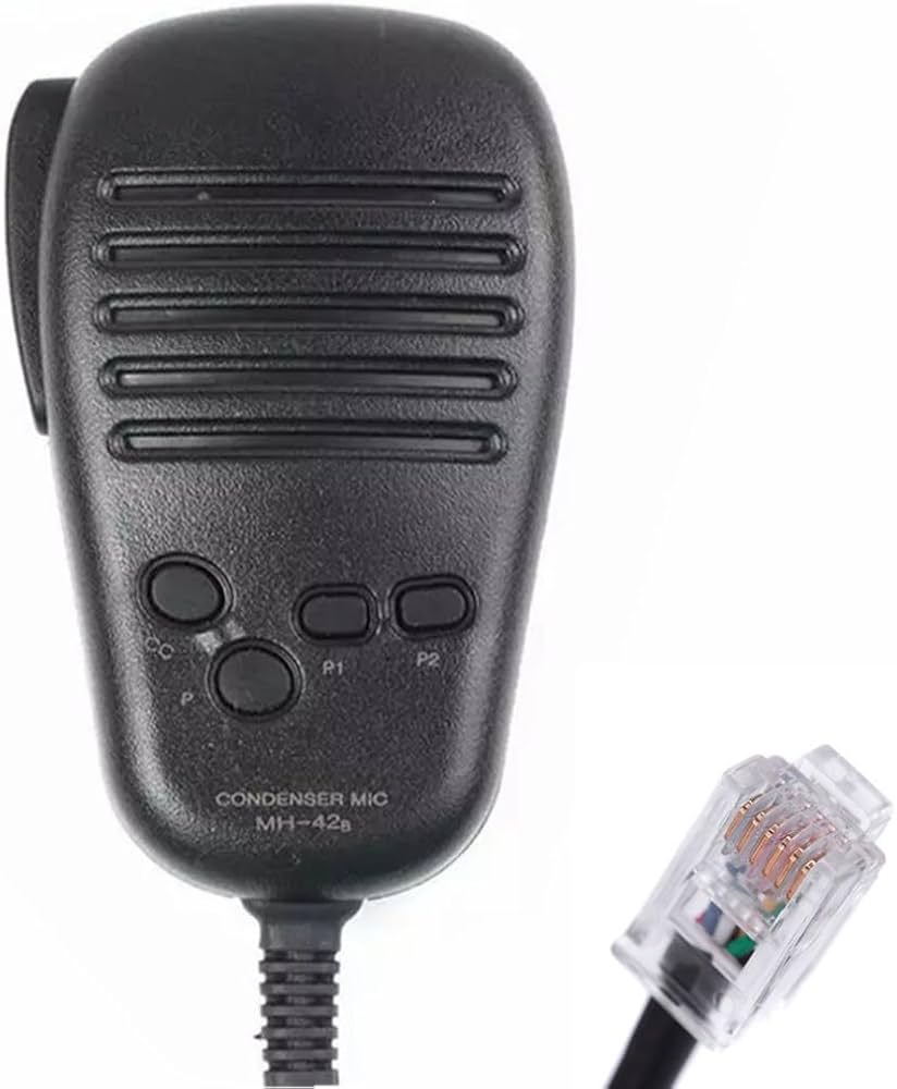 Amazon | アマチュア無線機 ハンドマイク 手持ちマイク MH-42C6J