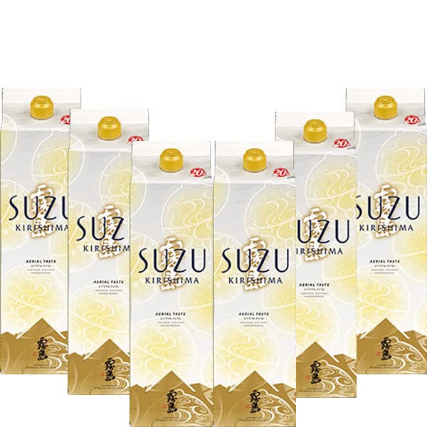 Amazon.co.jp: SUZUKIRISHIMA ﾊﾟｯｸ 20度 1800ml×6 芋焼酎 霧島酒造