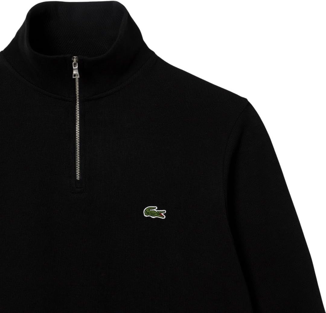 Lacoste - Brandclub - Lacoste Men's Zip-Up High Neck Interlock