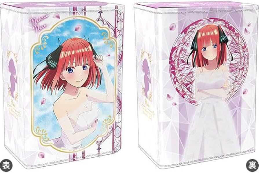 Amazon.co.jp: 合皮製デッキケースW 映画 五等分の花嫁「中野 二乃