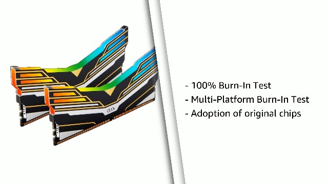 OLOy DDR4 RAM 16GB (2x8GB) Warhawk Aura Sync RGB 3200 MHz CL16