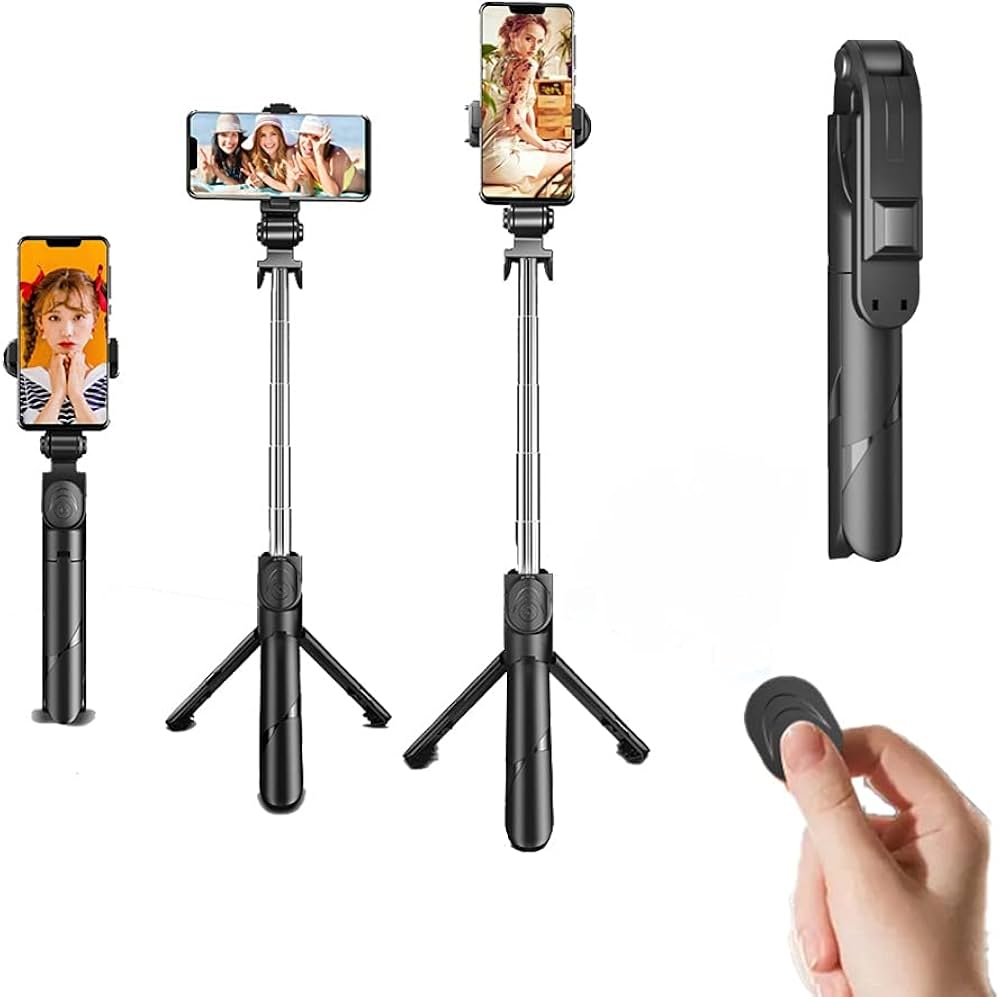 Amazon | 自撮り棒 三脚付き セルカ棒 Bluetooth リモコン付き スマホ