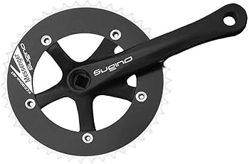Amazon | Sugino RD-2 Messenger Crankset, 165x46, Black by Sugino