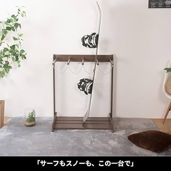 Amazon.co.jp: KAZU工房 サーフボードラック 縦置き 5本立て ウッド