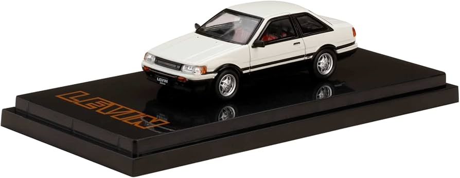 Amazon | HJ64 1/64 トヨタ カローラ レビン GT APEX 2ドア (AE86