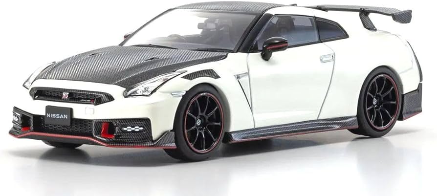 Amazon | 京商オリジナル 1/43 日産 GT-R ニスモ 2024 ホワイト 完成品
