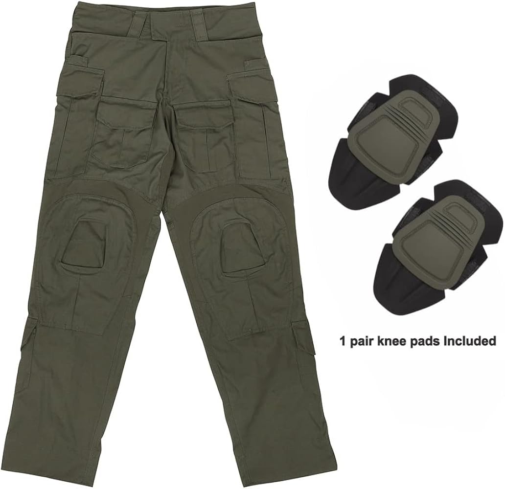 Amazon.co.jp: KRYDEX タクティカル メンズ G3 コンバットパンツ 膝