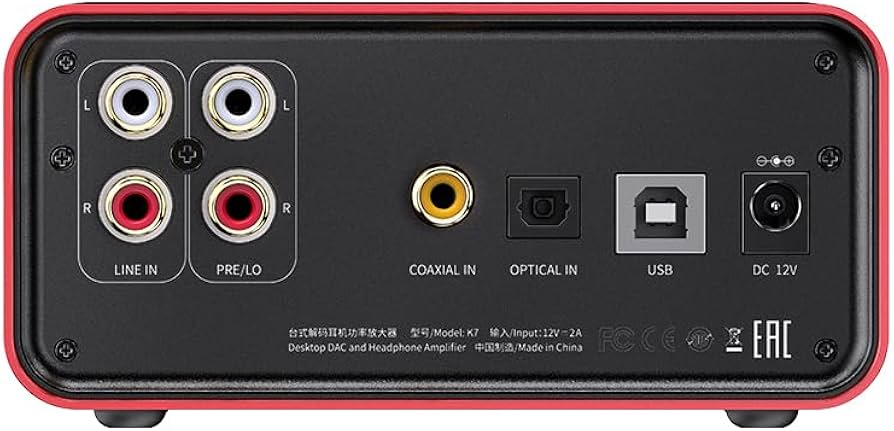 Amazon.co.jp: FiiO K7 Red ヘッドホンアンプ デスクトップ