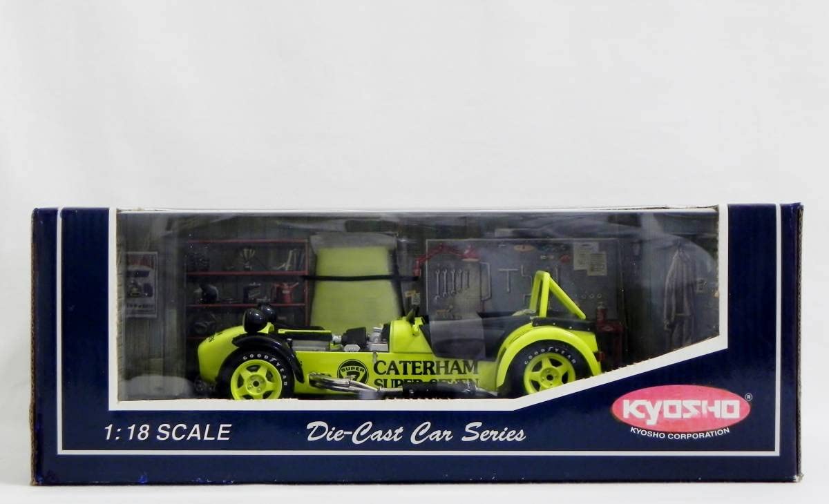 Amazon.co.jp: 京商 1/18 ケーターハム スーパーセブン JPE イエロー