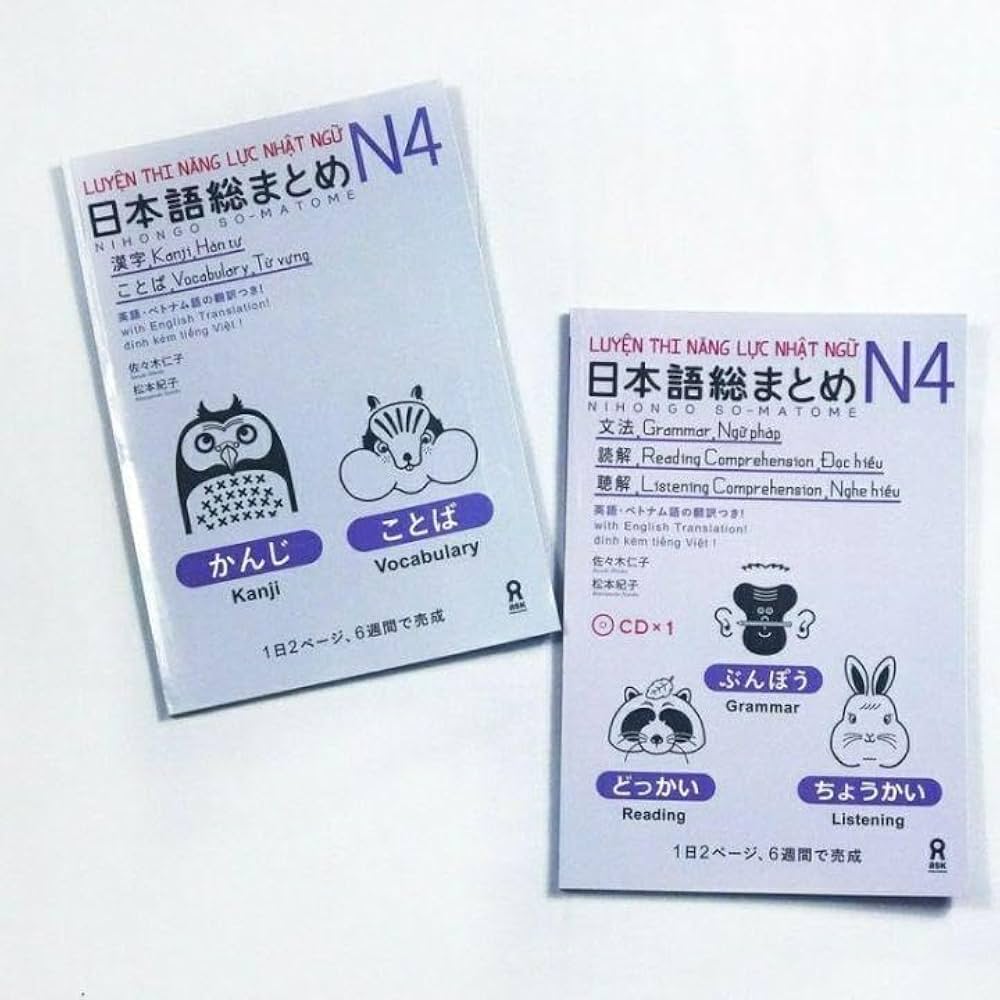 Amazon.co.jp: SOMATOME N4「日本語総まとめN4(ベトナム語と英語版