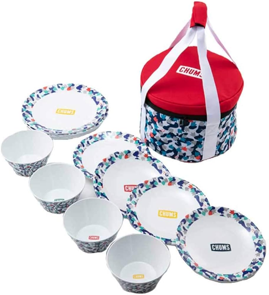Amazon.co.jp: チャムス(CHUMS) 食器セット メラミンディッシュセット