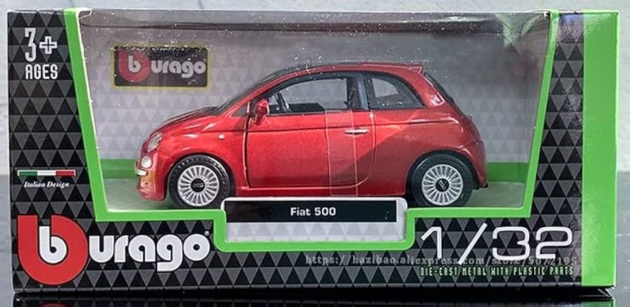 Amazon | ブラーゴ フィアット 500 ミニカー 1/32 FIAT NUOVA 2007