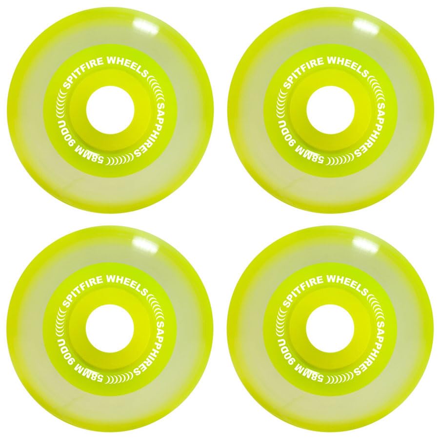 Amazon.com : Spitfire Skateboard Wheels 58mm 90A Sapphire Conical