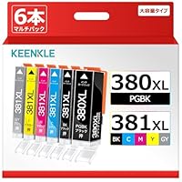 Amazon.co.jp: BCI-381/380 6本セット キャノン 用 インク 380 381 6色