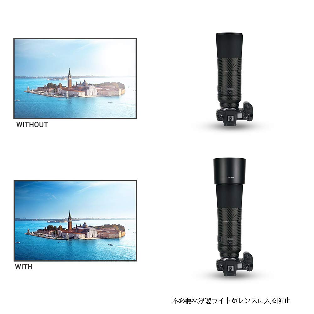 Amazon | JJC ET-101 可逆式 レンズフード Canon RF 800mm F11 IS STM