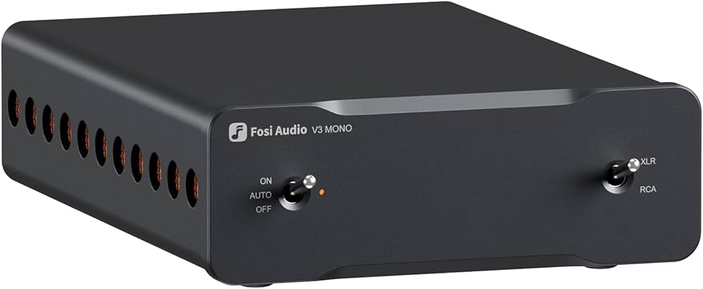 Amazon.co.jp: Fosi Audio V3 Mono 240Wモノラルパワーアンプ デジタル