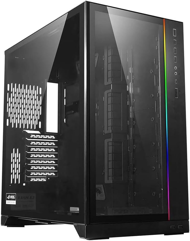 Amazon.co.jp: Lian Li O11 Dynamic XL ROG Certified (Black) ATX