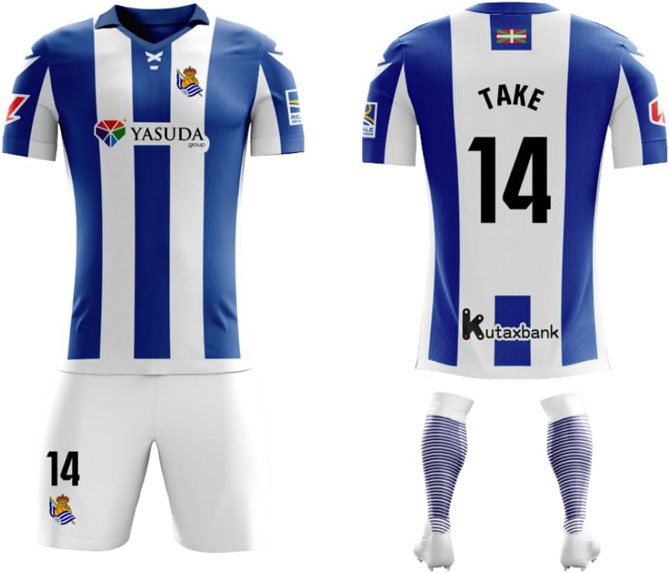 レアル・ソシエダ TAKE 14 ホームシャツ S レアル・ソシエダ TAKE 14