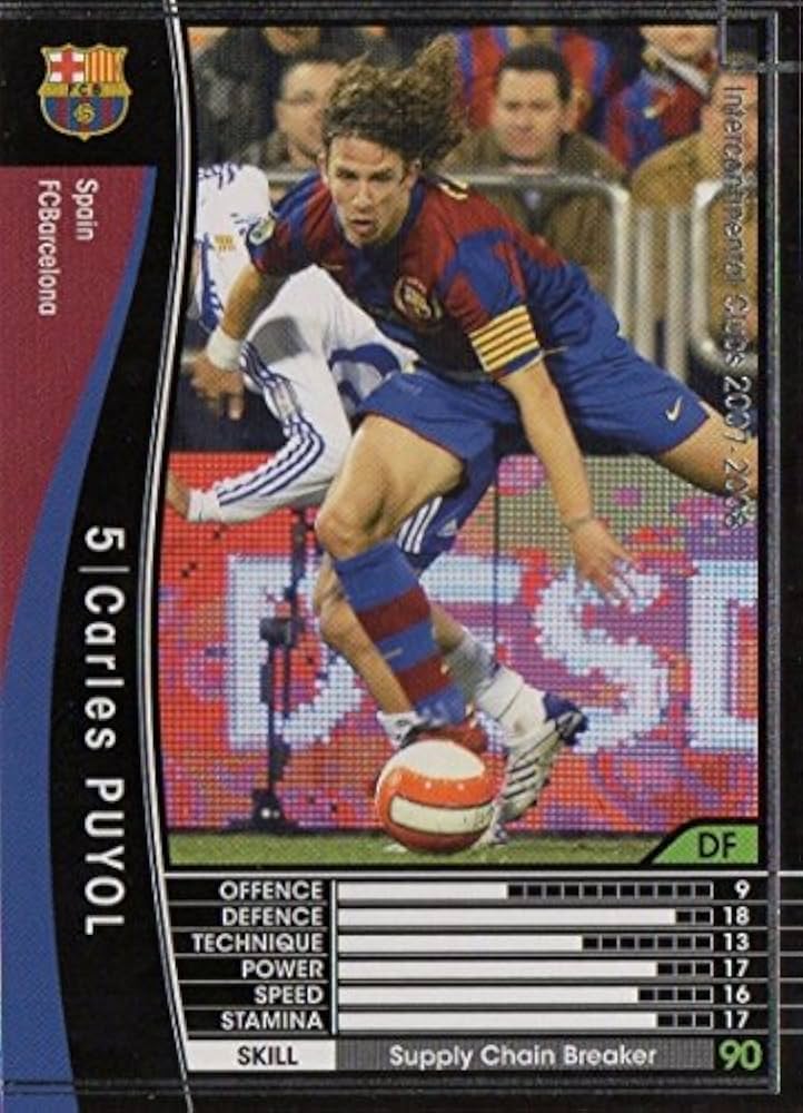 Amazon.co.jp: WCCF/07-08/FCバルセロナ/黒/293/カルレス・プジョル