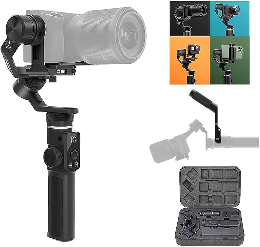 Amazon | FeiyuTech G6 Max + ハンドルグリップコンボ [公式] 3軸