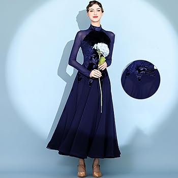 Amazon.co.jp: [RIKOUZY] 社交ダンス ドレス 高級 社交ダンス衣装