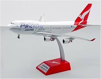 Amazon.co.jp: 航空機 カンタス航空 B747-400 VH-OEF 合金旅客機モデル