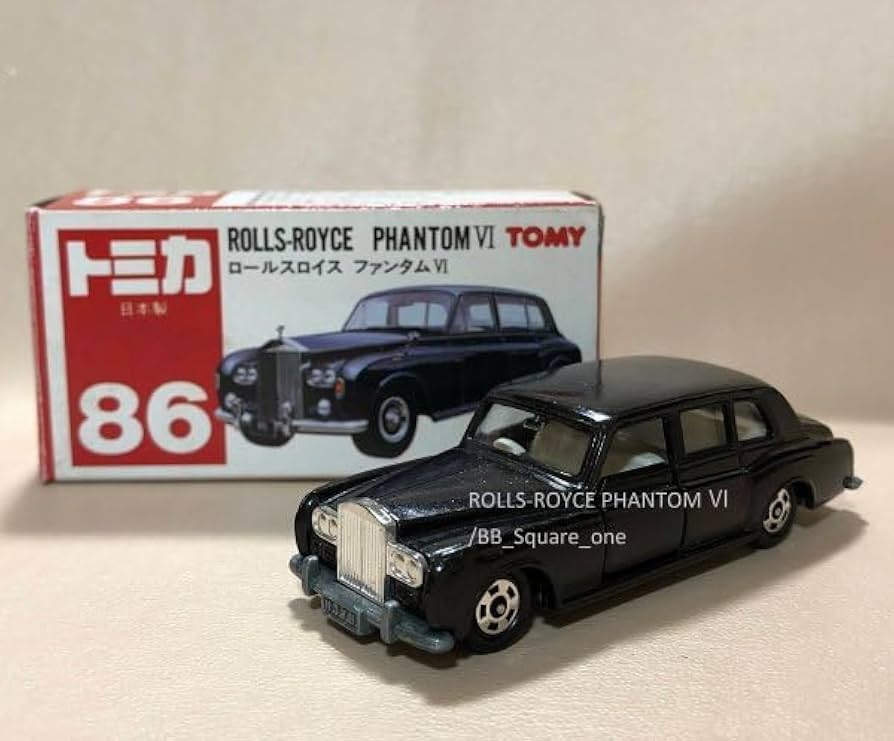 Amazon | トミカ ロールスロイス ファンタムⅥ 日本製 No.86 ミニカー
