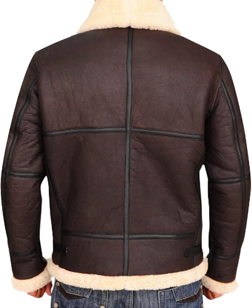 Artist Unknown B3 Men's Bomber Fur Sheepskin Shearling Jacket