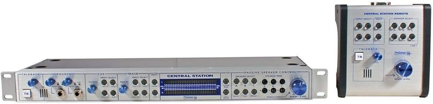 Amazon.com: PreSonus Central Station Plus: Studio Control Center