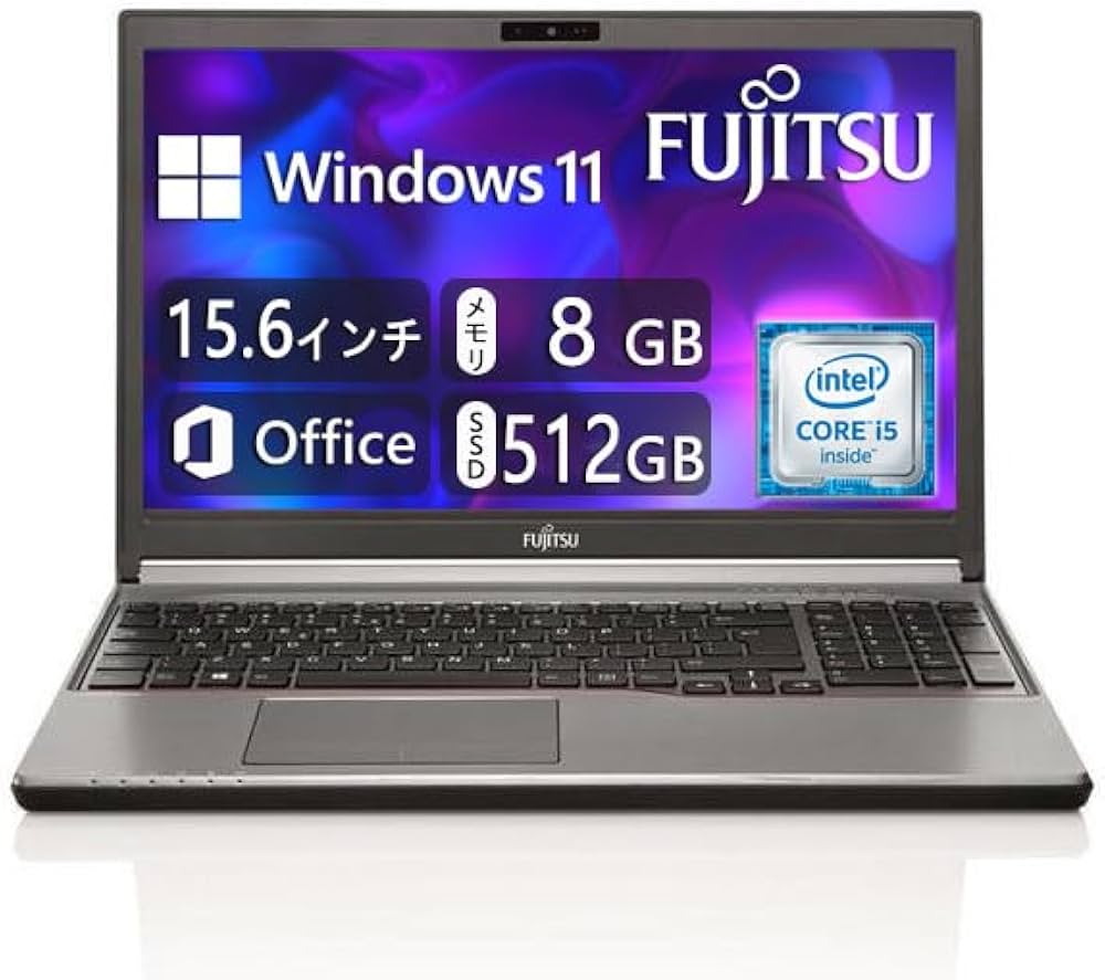 Amazon.co.jp: FUJITSU LIFEBOOK E756 □15.6インチ大画面 / 第6世代