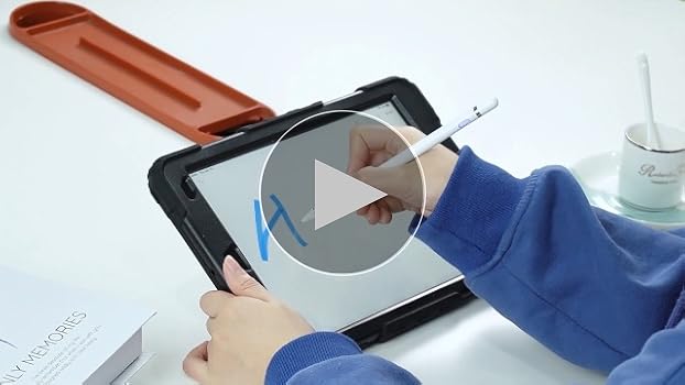 Amazon | SEYMAC stock iPadケース 第9/8/7世代 リングハンドル耐衝撃