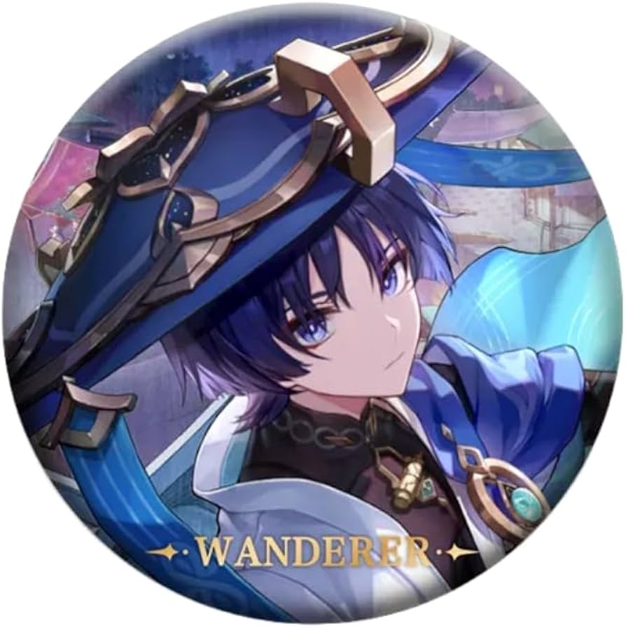 Amazon.co.jp: 原神シリーズ キャラクター缶バッジ Genshin 放浪者