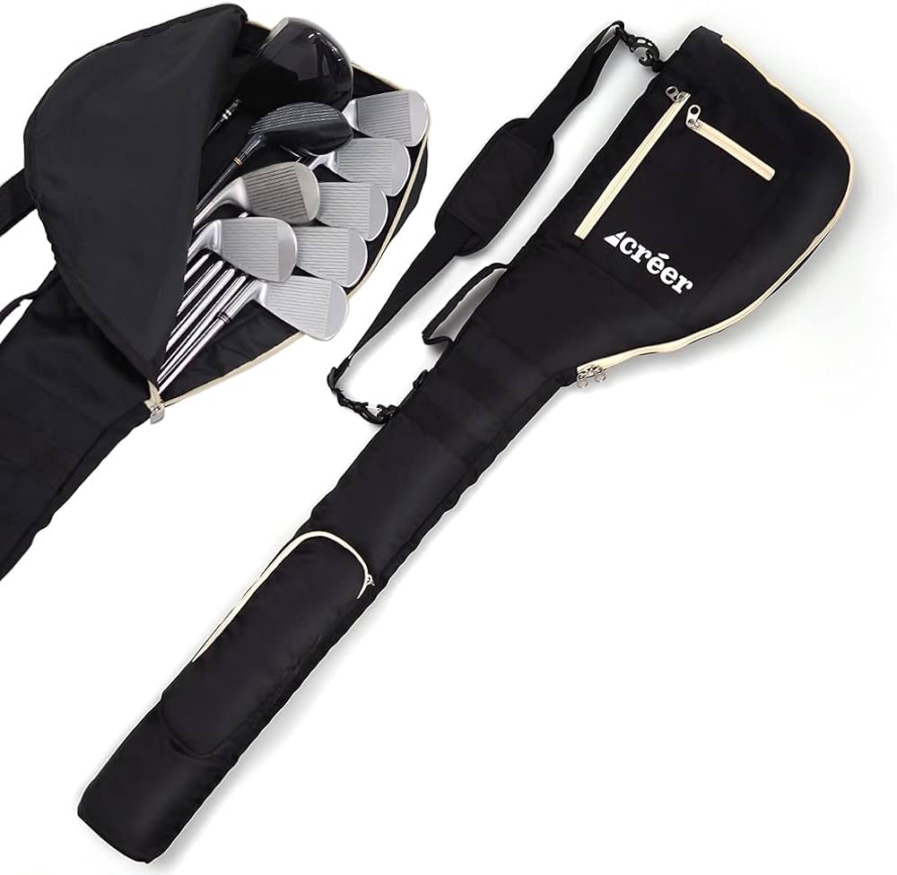 Amazon | créer ゴルフ練習用バック ゴルフ クラブケース 大容量 超