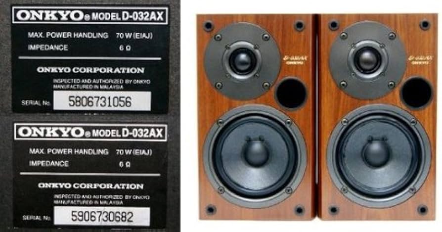 Amazon.co.jp: ONKYO オンキョー D-032AX ペアスピーカー (スピーカー