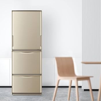 Amazon | シャープ 冷蔵庫 SJ-W357J-N 幅60cm どっちもドア(両開き