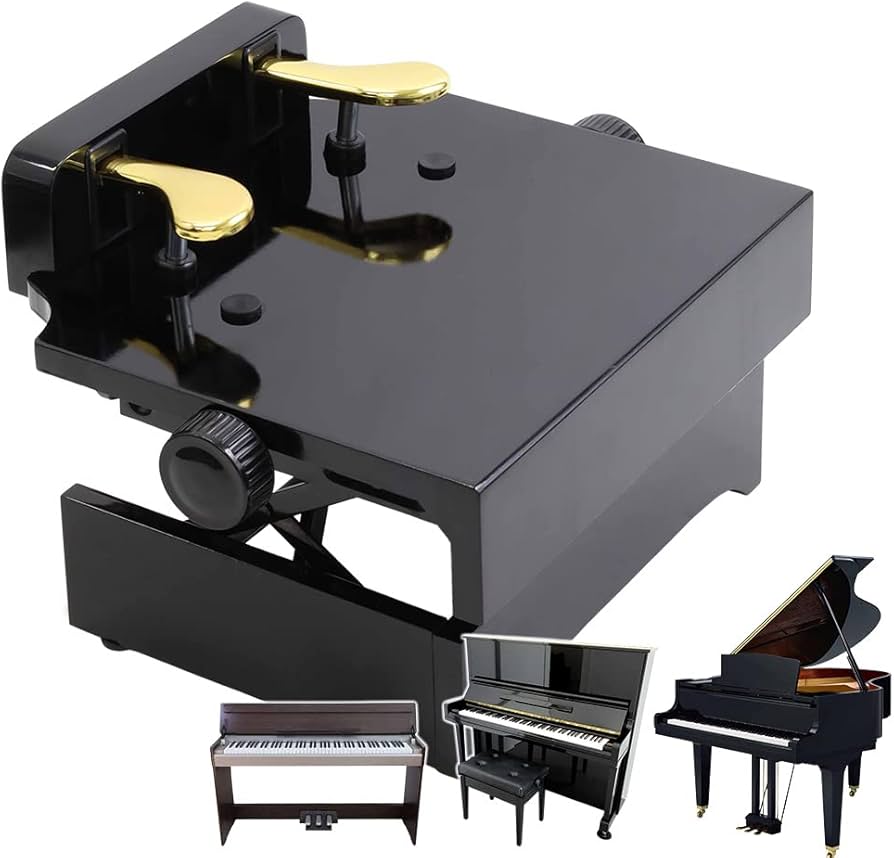 Amazon | iimono117 ピアノ補助ペダル ピアノ補助台 [ 2ペダル ] 14cm