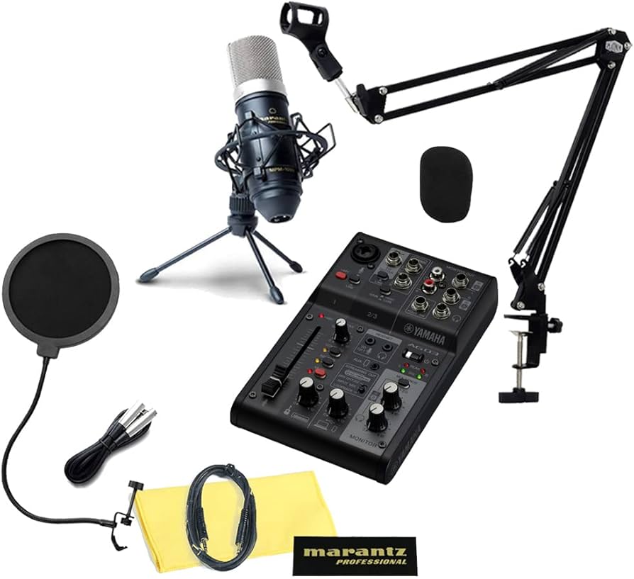 Amazon.co.jp: YAMAHA AG03MK2 配信セット アームスタンド ポップ