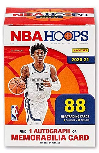 Amazon.com: 2020/21 Panini Hoops NBA Basketball BLASTER box (88