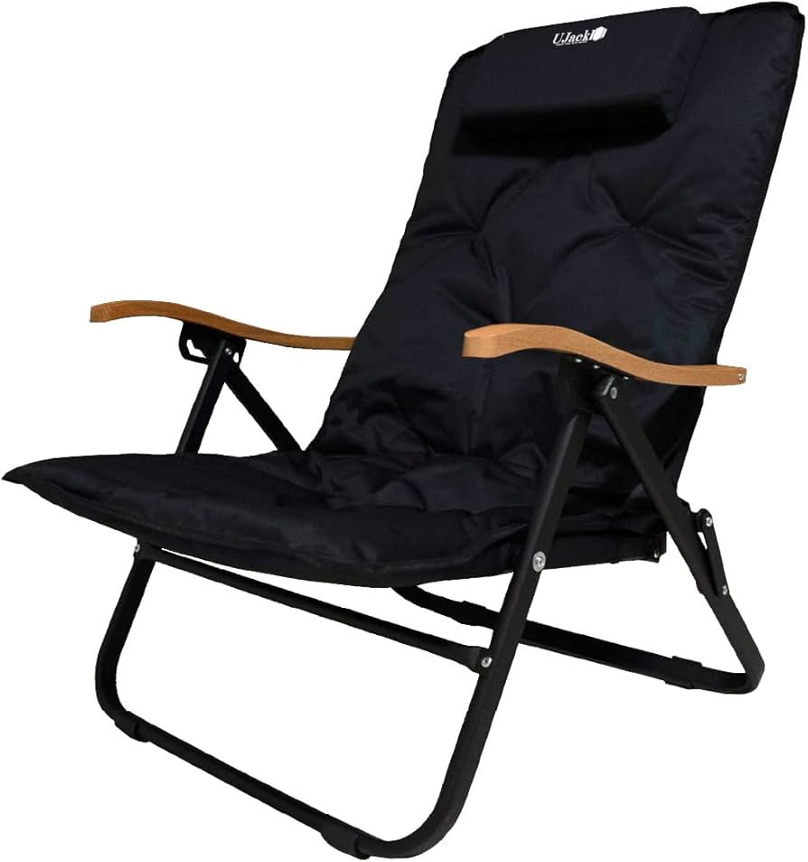 UJack アウトドアチェア ブラック アウトドア スピンチェア 360 各色