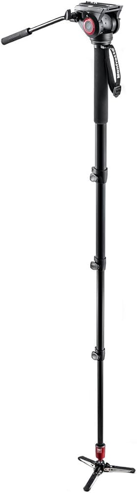Amazon | Manfrotto 一脚 プロフルードビデオ一脚 雲台付 MVM500A | 一