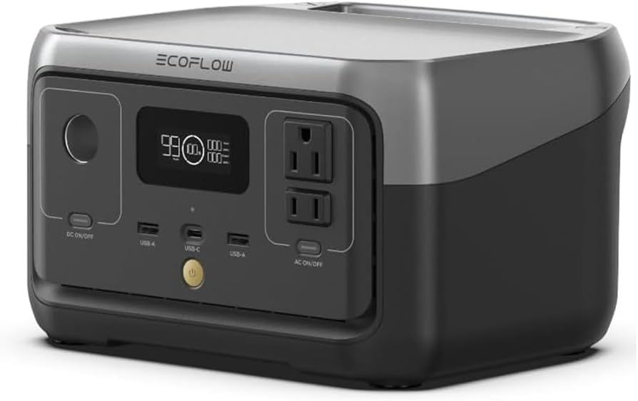 Amazon.co.jp: EcoFlow RIVER 2 ポータブル電源 小型軽量 256Wh 60分満