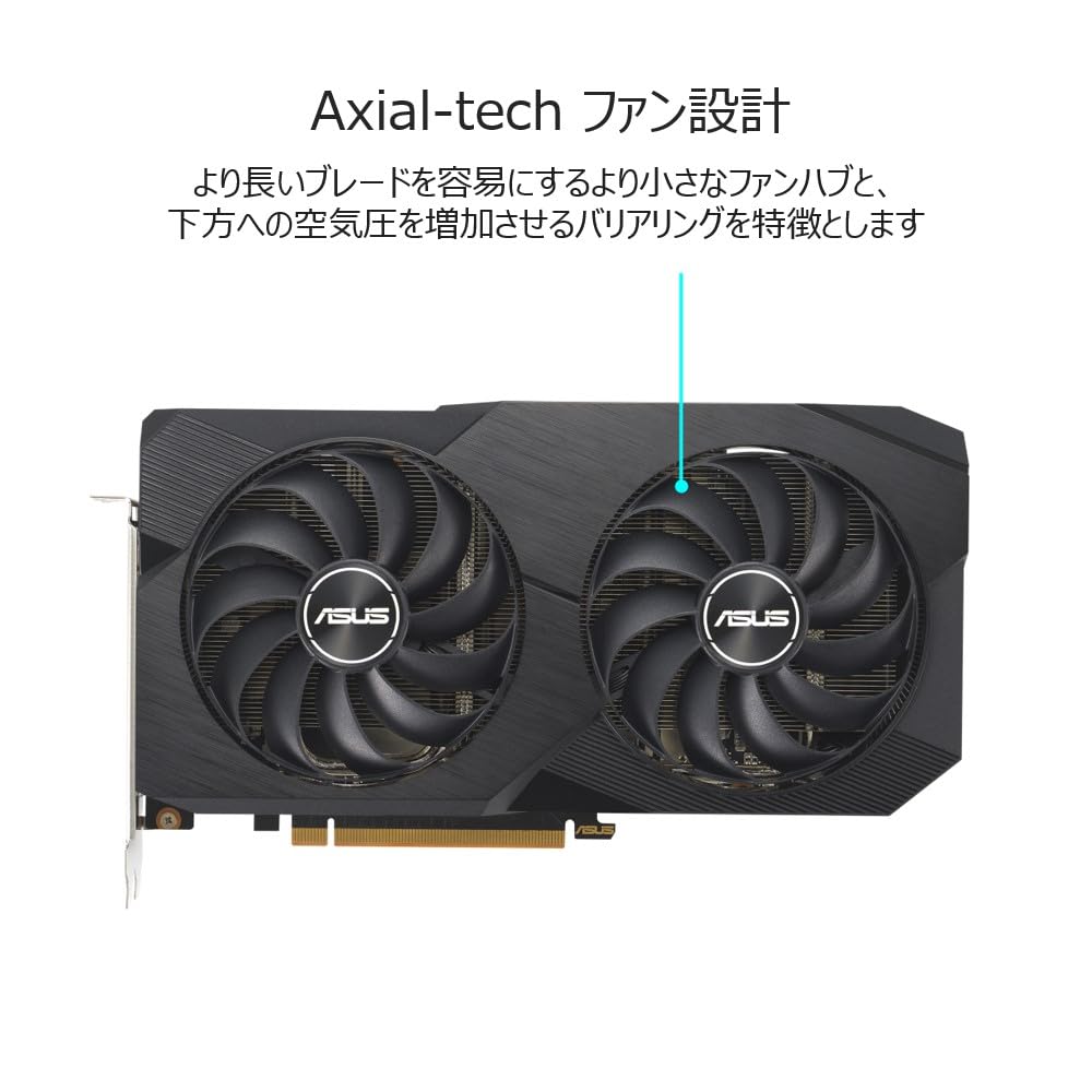 Amazon | ASUS AMD Radeon RX7600 搭載 ビデオカード DUAL-RX7600-O8G