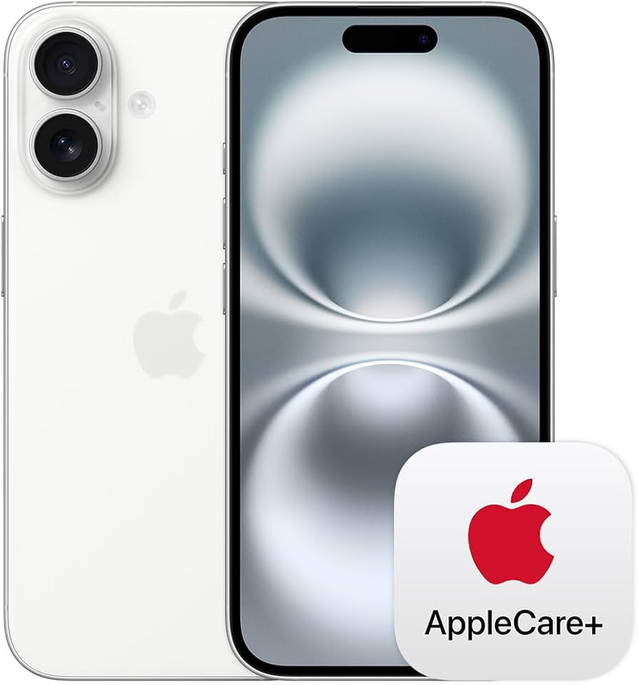 Amazon | Apple iPhone 16 (256 GB) - ホワイト + 2年延長 AppleCare+