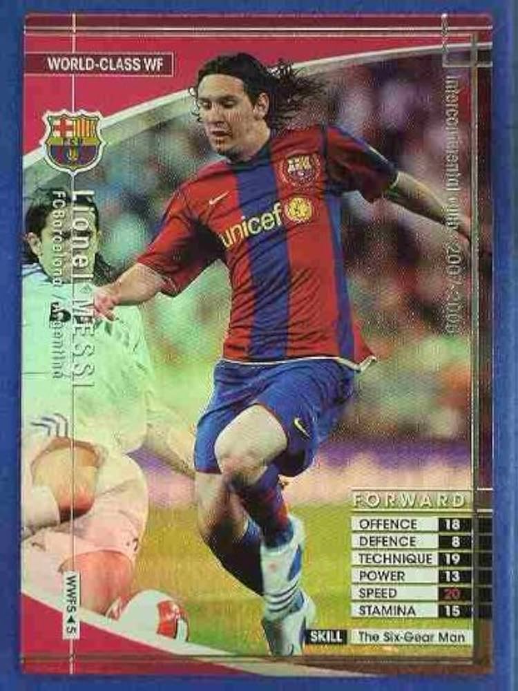 Amazon.co.jp: WCCF 07-08キラ WWF5 リオネル・メッシ : おもちゃ