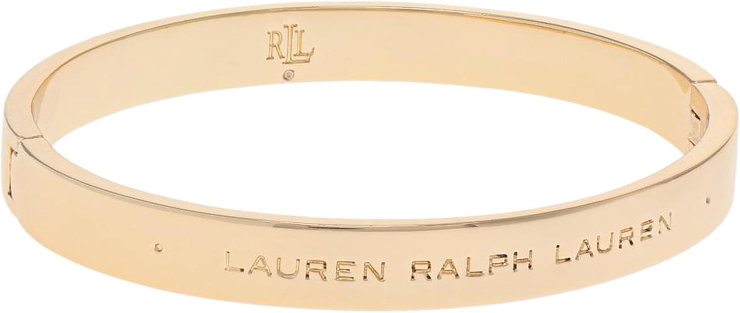 Amazon.com: Lauren Ralph Lauren Logo Bangle Gold One Size
