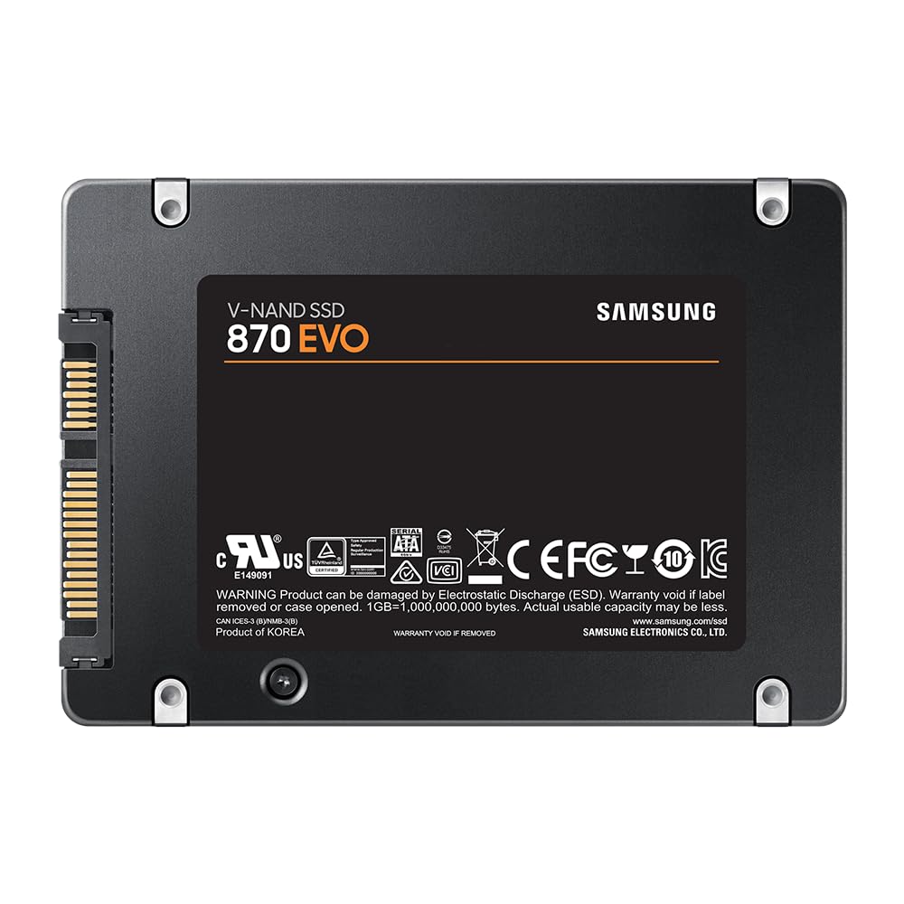 Amazon.com: SAMSUNG 870 Evo 1TB 2.5in SATA III Internal Solid